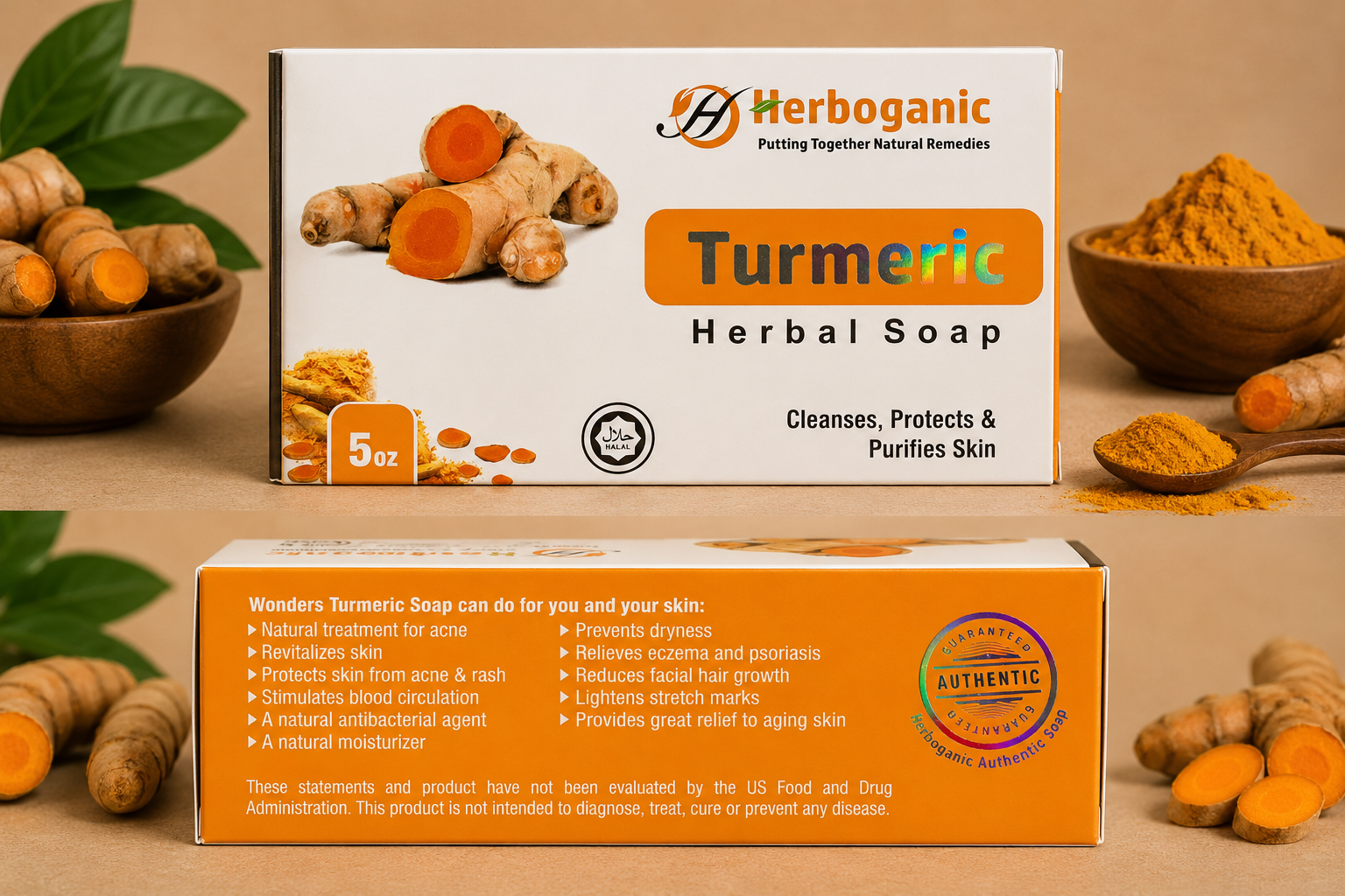 Turmeric Herbal Soap